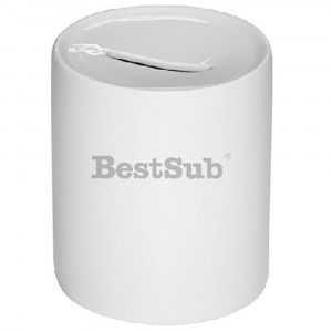Pușculiță cu sublimare ceramică albă